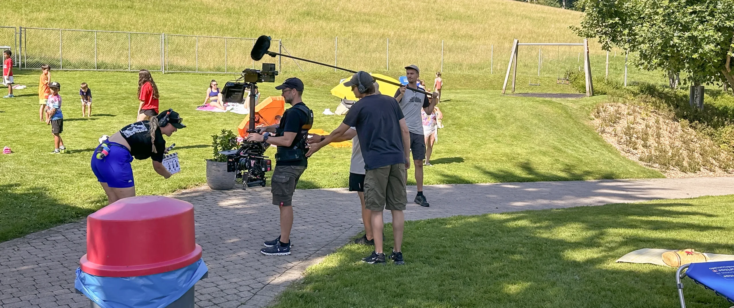 Sommerstory 5 – «PlitschPlatsch Forever»-Filmdreh in Birmensdorf